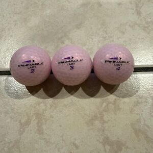 Pinnacle Lady Pink Breast Awareness Ribbon Golf Ball